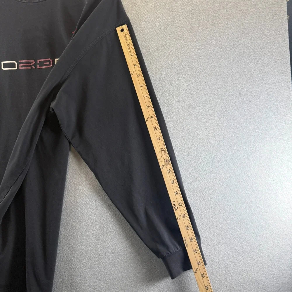 Jordan NikeFIT Long Sleeve Shirt Mens Large Black Jumpman Athletic Tee